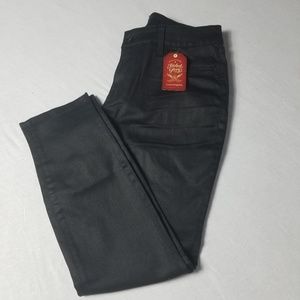 Faded glory coated jeggin stretc black women sz 12